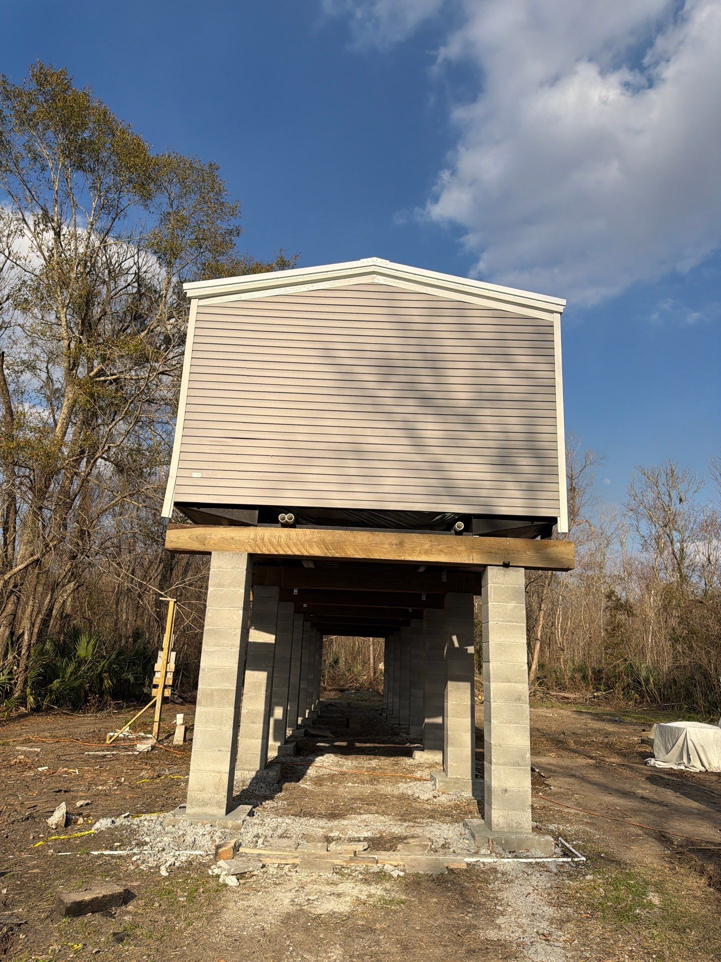 Structural house raising project - LRS LLC